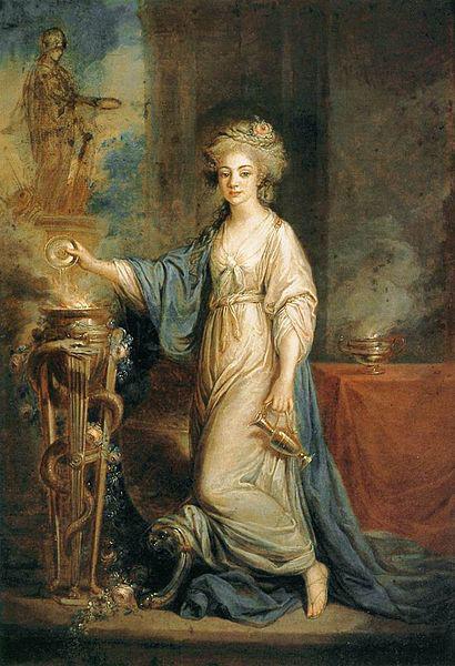 Angelica Kauffmann Portrait of a Woman as a Vestal Virgin France oil painting art